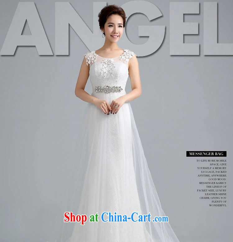J. MIA wedding dresses 2015 New Field double-shoulder-tail wedding Korean fashion tied with a large code crowsfoot wedding XXL pictures, price, brand platters! Elections are good character, the national distribution, so why buy now enjoy more preferential! Health