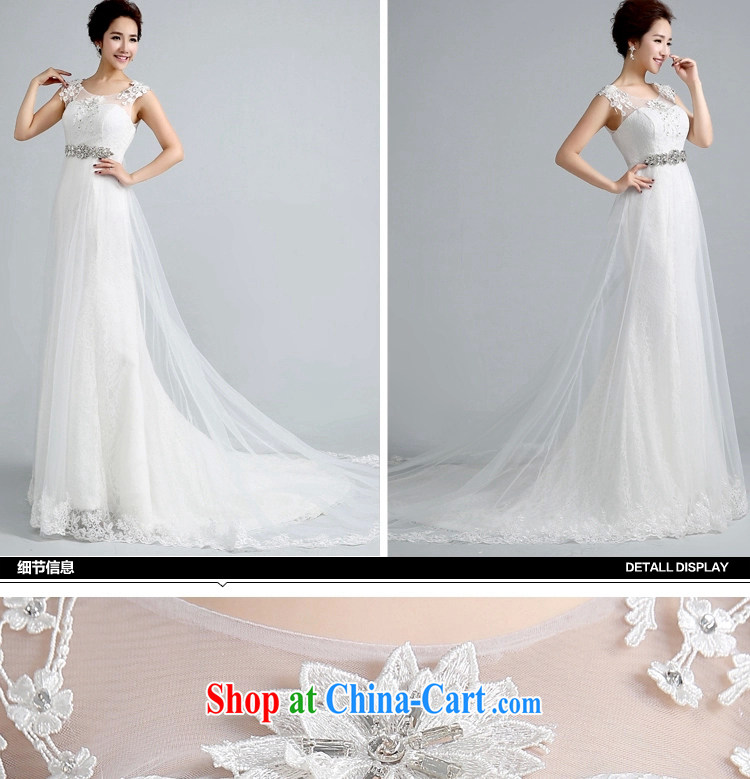 J. MIA wedding dresses 2015 New Field double-shoulder-tail wedding Korean fashion tied with a large code crowsfoot wedding XXL pictures, price, brand platters! Elections are good character, the national distribution, so why buy now enjoy more preferential! Health