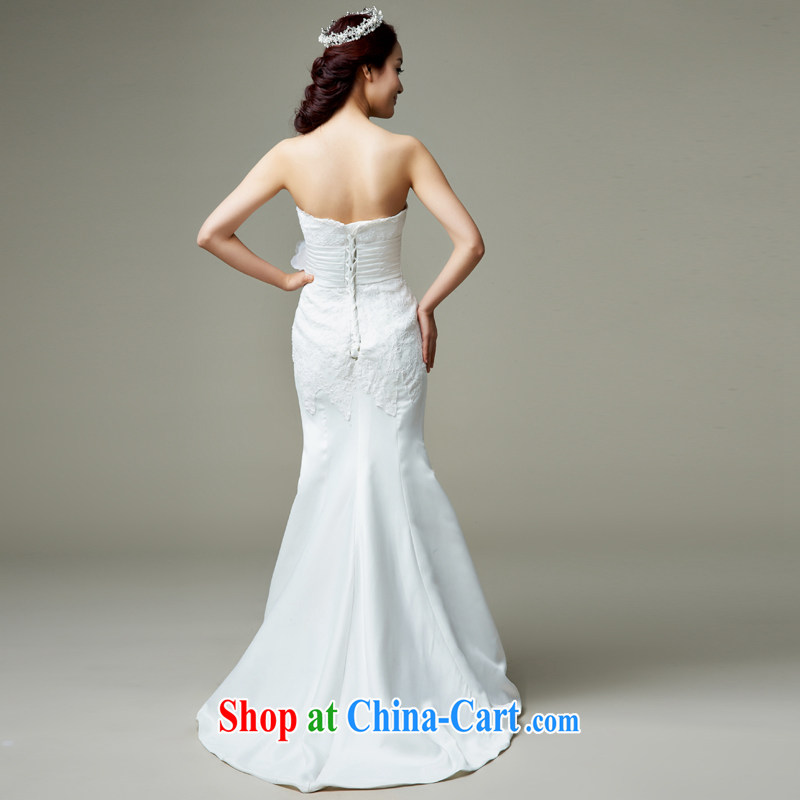 Han Park (cchappiness) 2015 New Beauty crowsfoot bridal wedding sexy bare chest lace floral wedding white customizable size, in the Han and Park (cchappiness), online shopping
