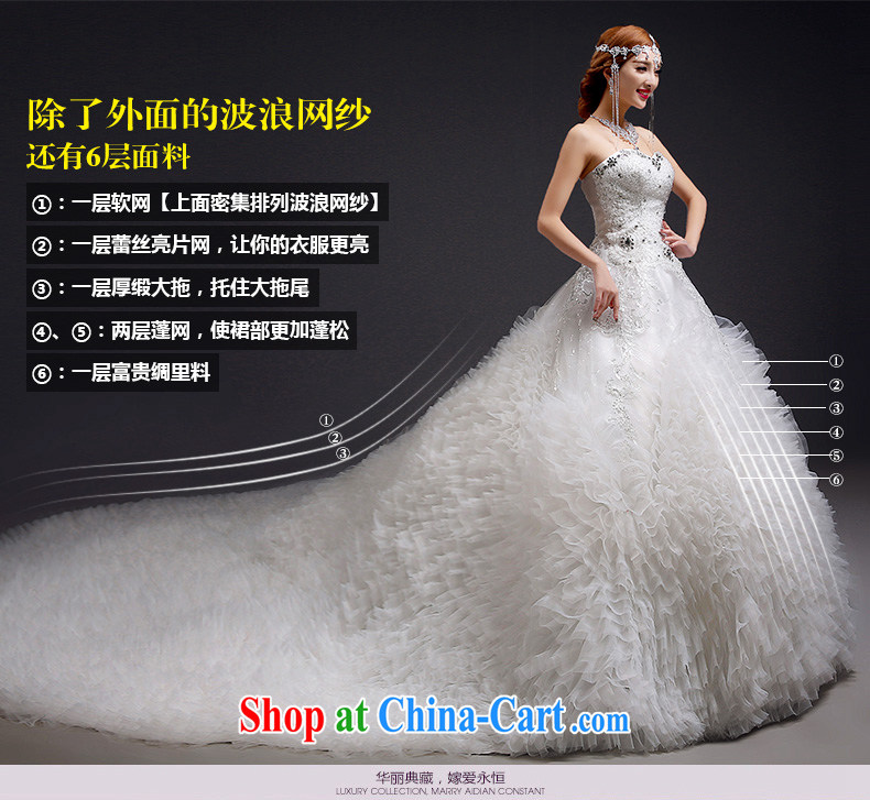 Code hang bridal 2015 spring and summer luxurious wedding long-tail wedding feather wedding new lace wedding chest bare wedding fashion strap wedding high-end custom wedding white XL pictures, price, brand platters! Elections are good character, the national distribution, so why buy now enjoy more preferential! Health