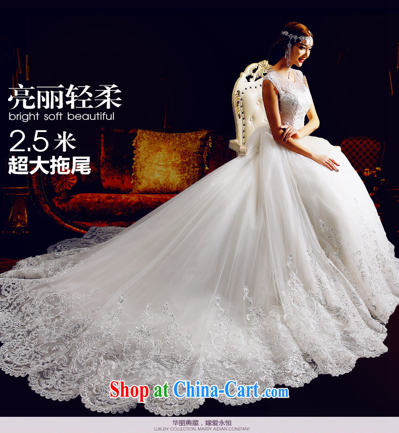 Code hang bridal 2014 new wedding stylish wedding long-tail wedding, wedding custom wedding video thin wedding lace wedding field shoulder wedding white XXXL pictures, price, brand platters! Elections are good character, the national distribution, so why buy now enjoy more preferential! Health