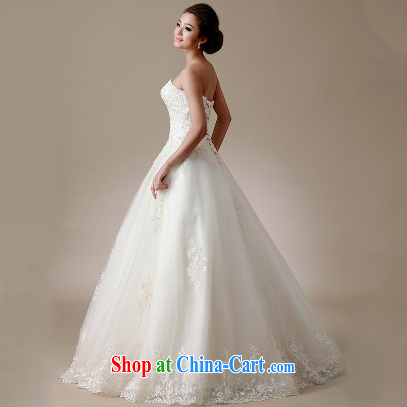On the wedding dresses 2015 new Yu-yen A Edition thin waist wiped his chest to Princess shaggy dress wedding tail, tailored to the progress, and, on-line shopping