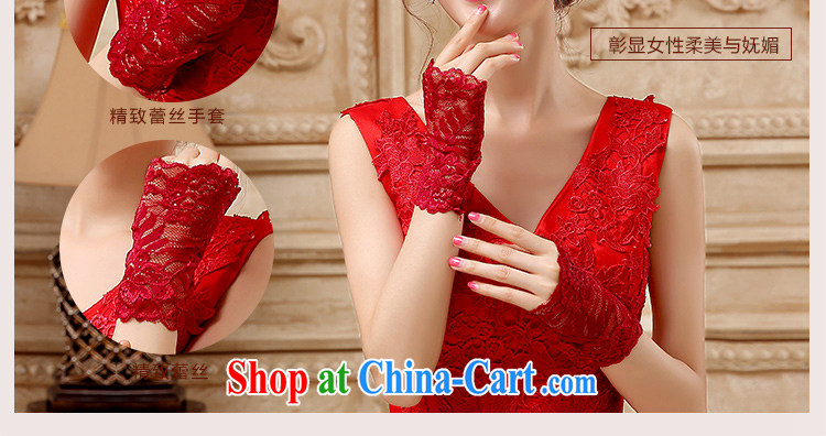 Beautiful ornaments 2015 New Red bridal gloves wedding dresses accessories accessories photo building supplies red set long 7 107 days without reason pictures, price, brand platters! Elections are good character, the national distribution, so why buy now enjoy more preferential! Health