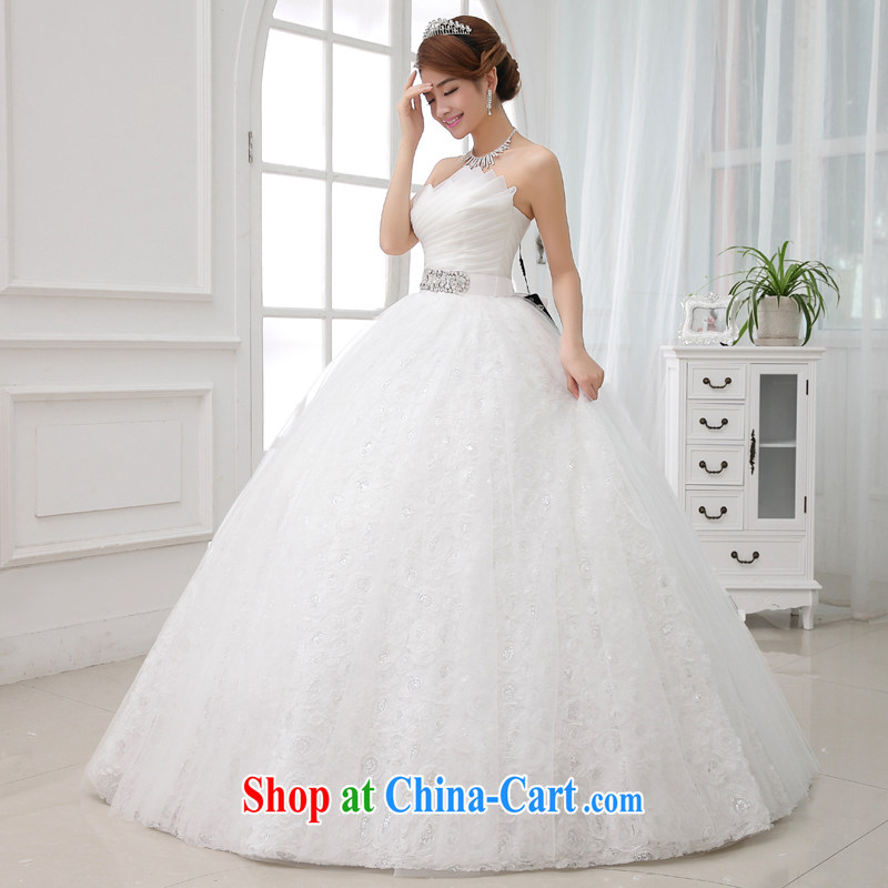 Code Hang Seng bride spring 2015 pregnant women, wedding high waist straps lace with bare chest large code wedding dresses bought it, and legal support skirt gloves 豆沙 color belt S atypical pneumonia, Hang Seng bride, shopping on the Internet