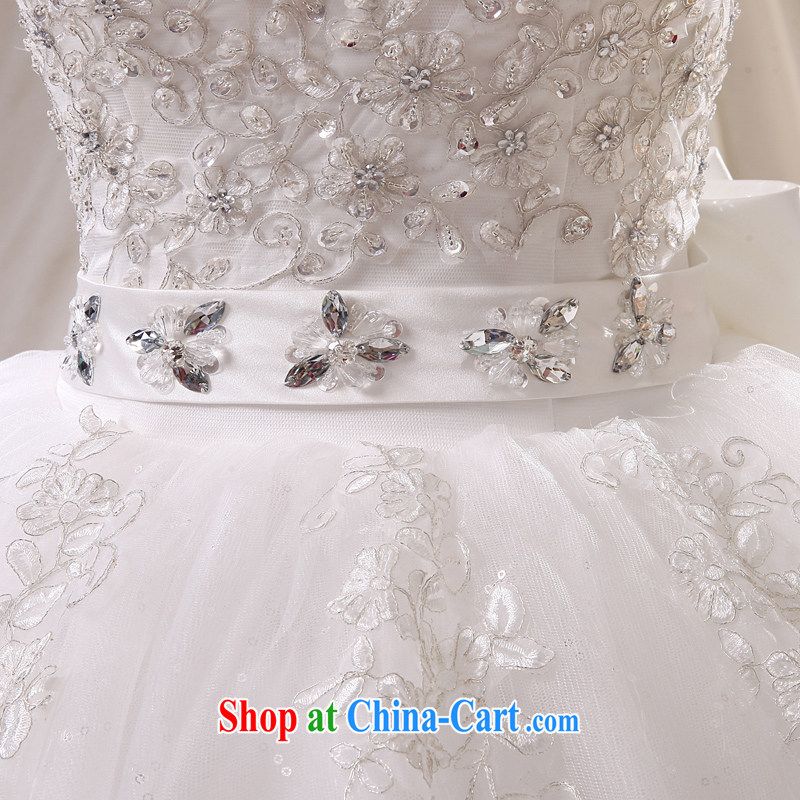 Code Hang Seng bridal 2014 new wedding dresses winter wiped his chest wedding high waist lace graphics thin wedding fashion pregnant wedding tail wedding tailored white XXXL, and hang Seng bride, shopping on the Internet