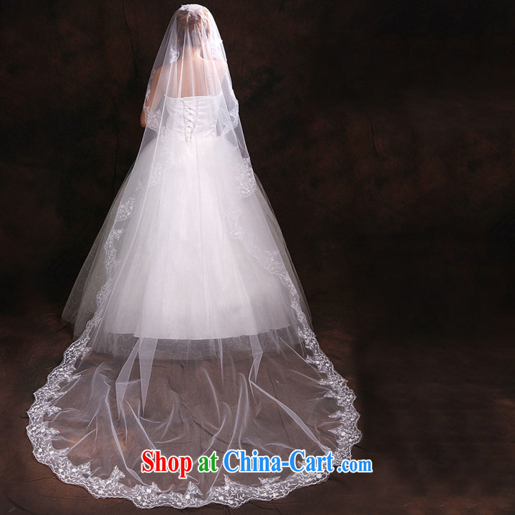There is a bride's head by a long-tail M lace and yarn wedding dresses tail head yarn T 3021 white 3M pictures, price, brand platters! Elections are good character, the national distribution, so why buy now enjoy more preferential! Health