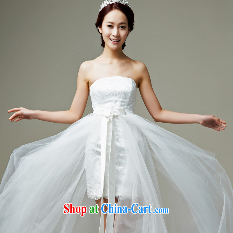 Han Park (cchappiness) 2015 new erase chest lace can be off the skirt before performing service bridal wedding dresses white XXL (7 days shipping), Han Park (cchappiness), online shopping