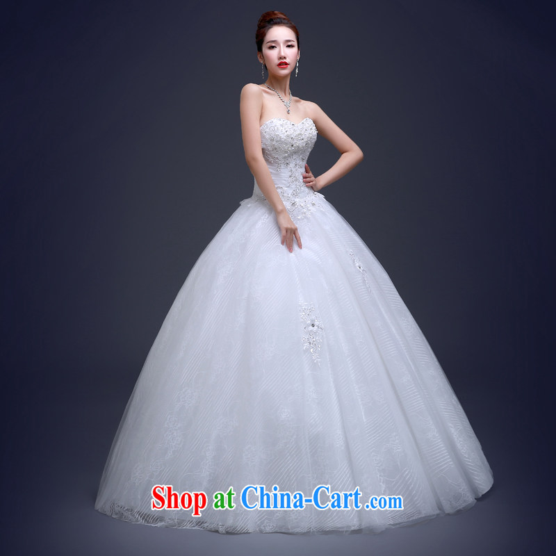Ting Beverly wedding wiped his chest 2015 spring video thin stylish Korean lace white A Field dress beauty with a strap wedding white XXL Ting, Beverly (tingbeier), online shopping