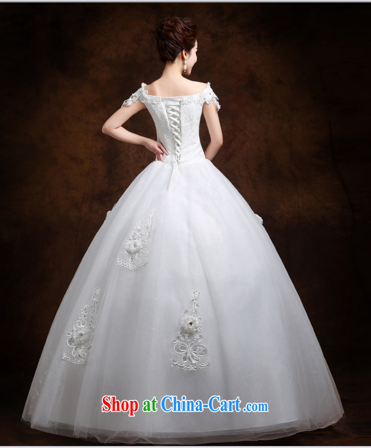 Ting Beverly wedding new, spring 2015 Korean bridal wedding fashion a shoulder to align the code drill wedding retro white XXL pictures, price, brand platters! Elections are good character, the national distribution, so why buy now enjoy more preferential! Health