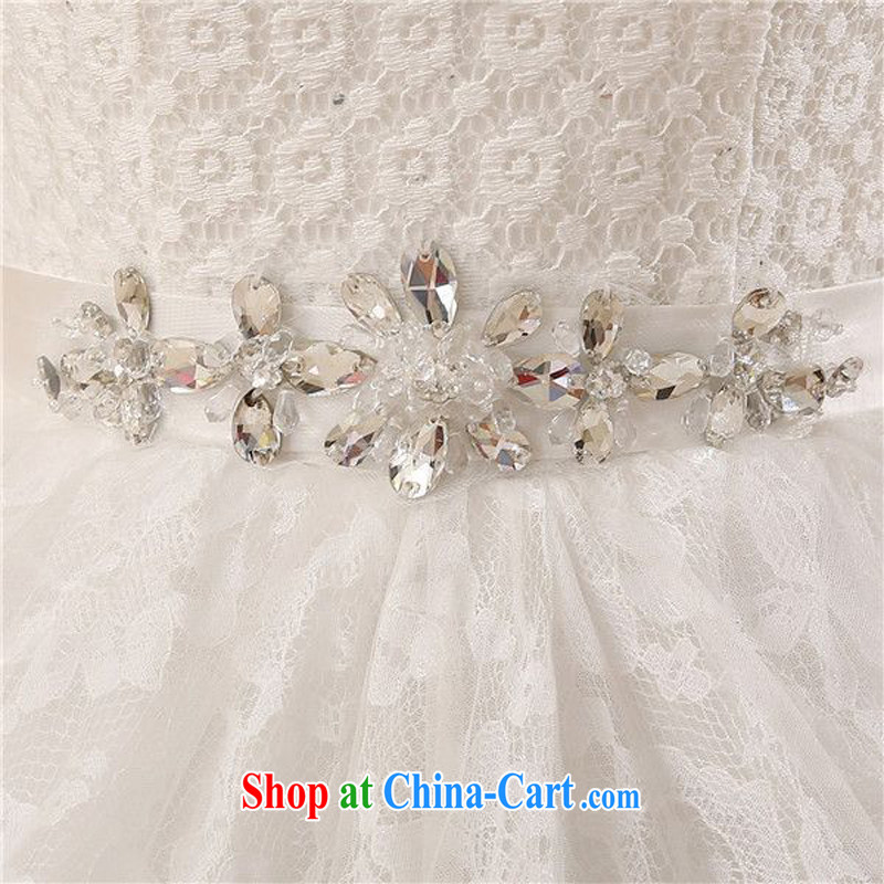 7 color 7 tone Korean version 2015 new V collar double shoulder strap with light drill retro Palace larger graphics thin with wedding dresses H 059 white tailored (final), 7 color 7 tone, shopping on the Internet