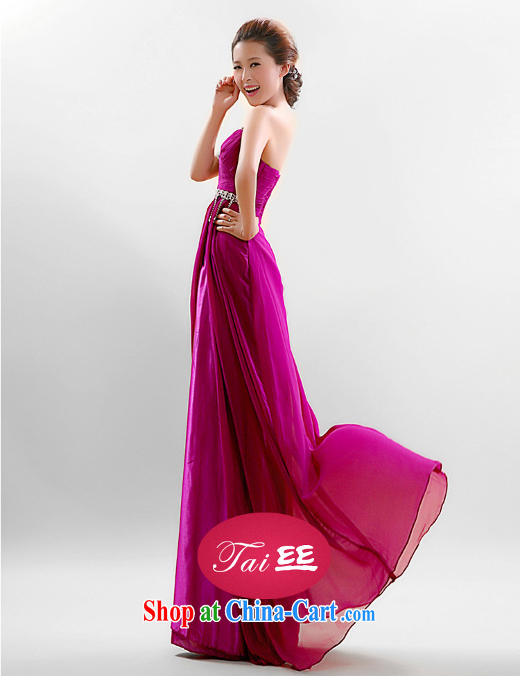 Taiwan's population 2013 new marriage toast serving the shoulder purple dress uniform performance presenters dress YSY 1912 purple S pictures, price, brand platters! Elections are good character, the national distribution, so why buy now enjoy more preferential! Health