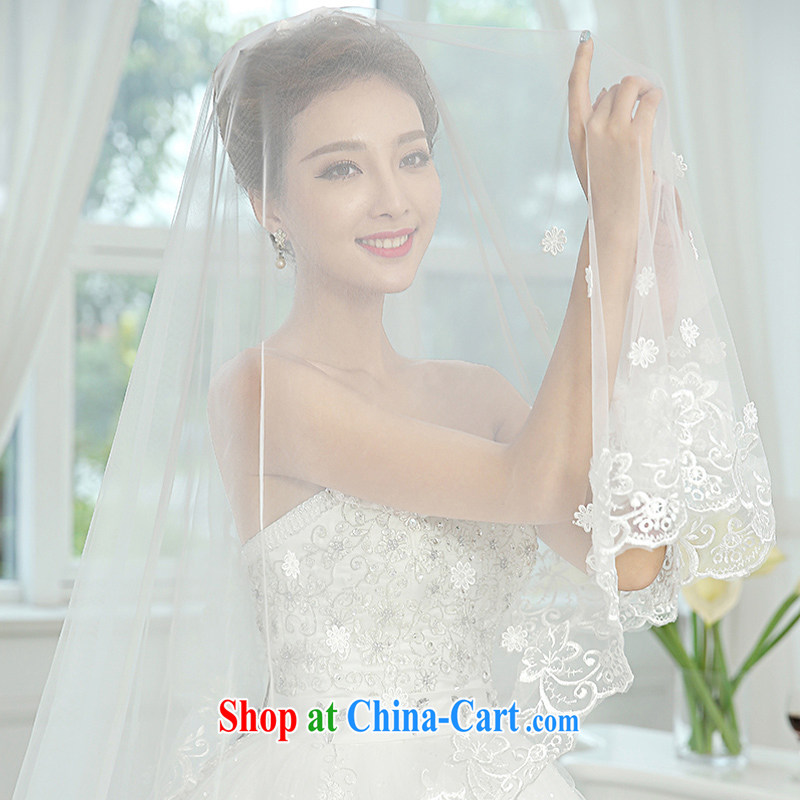 Code hang bridal 2015 new tail wedding and legal standard ultra-long lace and yarn beach head yarn high quality luxury 3M wedding and yarn are code 3 M, and hang Seng bride, shopping on the Internet