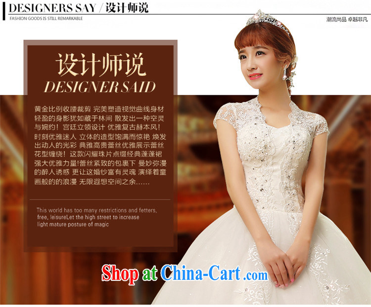 Tslyzm, Japan, and South Korea wedding elegant, for lace Openwork with skirt 2015 spring and summer new antique Palace, the wind shoulders bridal wedding dress white with shaggy wedding XXL pictures, price, brand platters! Elections are good character, the national distribution, so why buy now enjoy more preferential! Health