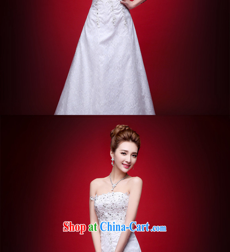 wedding dresses 2015 new summer Korean fashion Mary Magdalene Beauty Chest graphics thin wedding dress bridal wedding diamond jewelry the waist with tie-down the code wedding white XXL pictures, price, brand platters! Elections are good character, the national distribution, so why buy now enjoy more preferential! Health