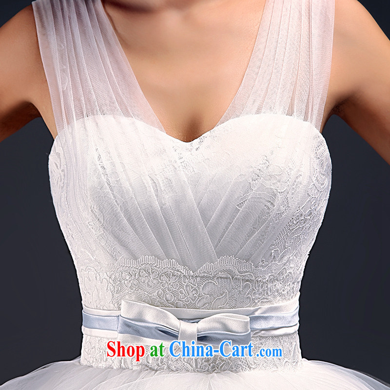 Mr. where Yu 2015 in accordance with new summer wedding bridal wedding wedding dresses wedding large, pregnant women wedding beauty and stylish Korean double-shoulder strap with bare chest wedding white XL, where Yu, and shopping on the Internet