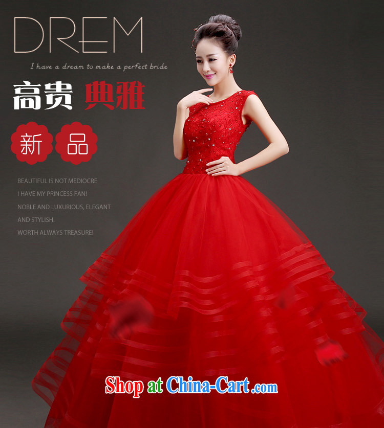 Friends, bridal wedding dresses Korean video THIN RED wedding field shoulder shaggy dress with marriages wedding red XXL code waist 2.4 feet pictures, price, brand platters! Elections are good character, the national distribution, so why buy now enjoy more preferential! Health