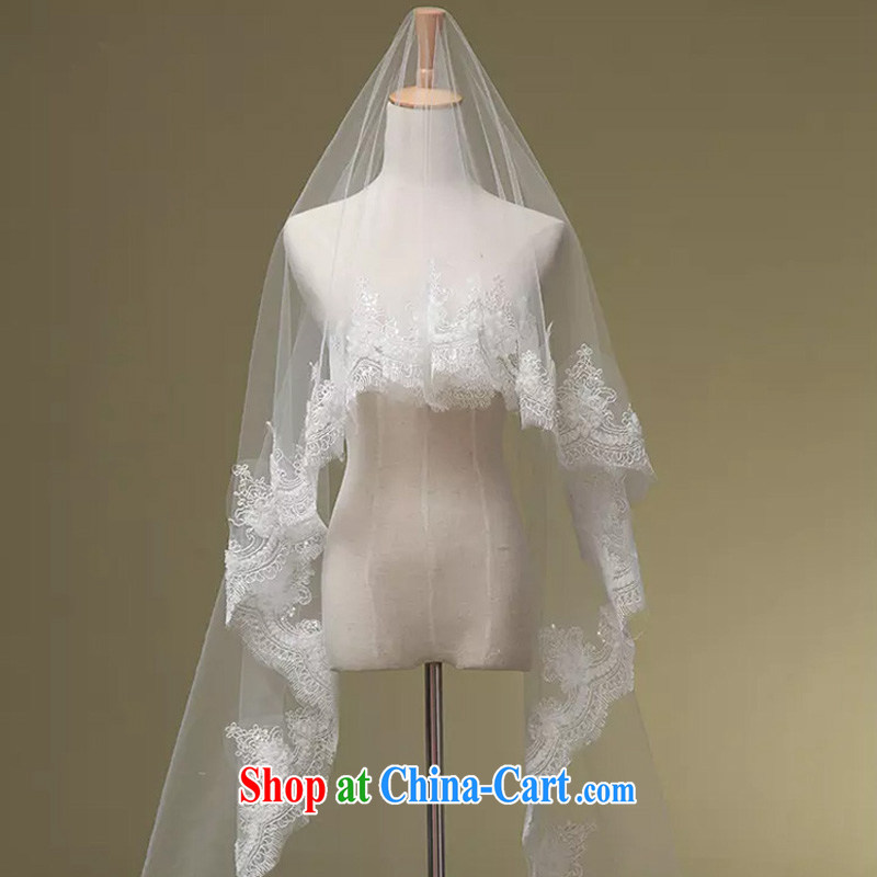 (Quakers, bride wedding dresses accessories Korean version 3M and yarn and elegant and stylish softness only American wedding dresses and white, Yi (LANYI), shopping on the Internet
