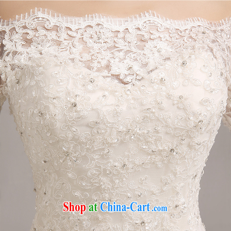 Code Hang Seng bridal 2015 new graphics thin the Field shoulder tail wedding Korean lace-up waist straps cultivating crowsfoot wedding cuff in the waist crowsfoot wedding tail, S, atypical pneumonia Bethlehem bride, shopping on the Internet