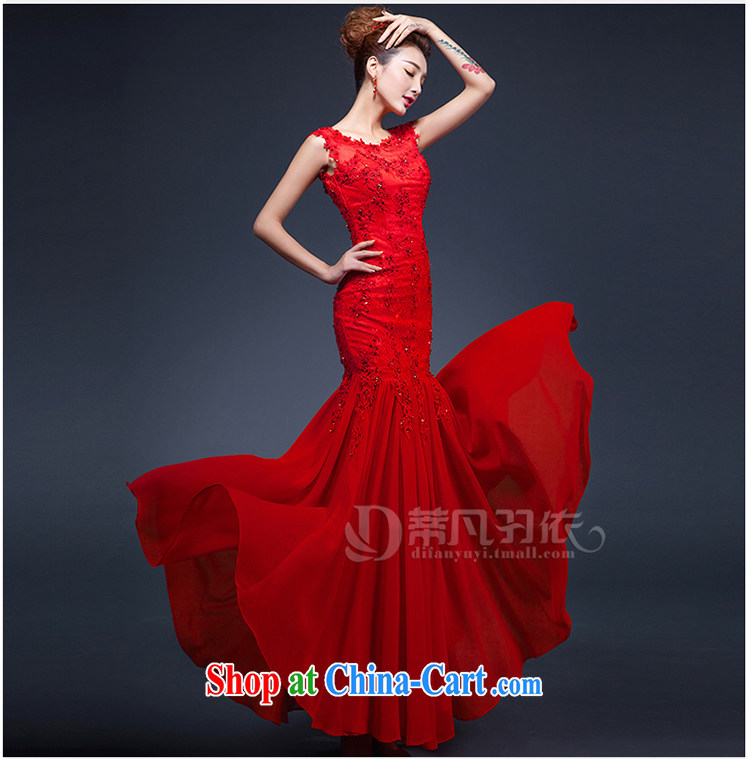 Where, in accordance with feathers marriages served toast Red Beauty, dress a shoulder back exposed at Merlion dress female Red XL high-end quality picture, price, brand platters! Elections are good character, the national distribution, so why buy now enjoy more preferential! Health