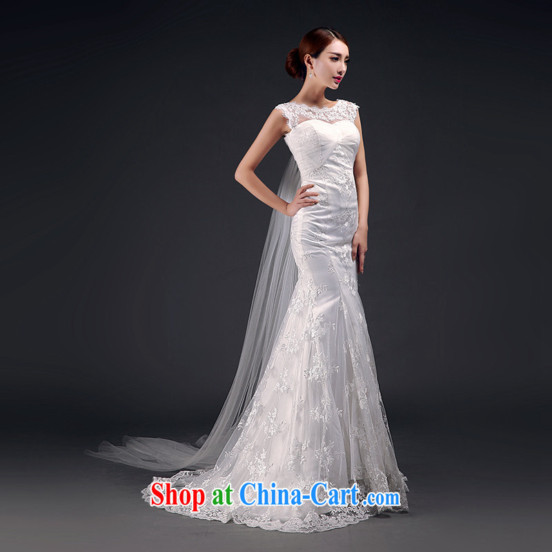 Where, in accordance with feathers wedding dresses new 2015 wedding dresses long crowsfoot cultivating a field shoulder bridal wedding dress white XL, where according to Haneda, shopping on the Internet