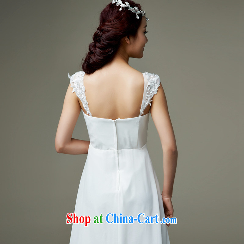 Han Park (cchappiness) 2015 new straps around his waist-goddess beach clean the tail vertical white dress white XL lightning shipping, Han Park (cchappiness), online shopping