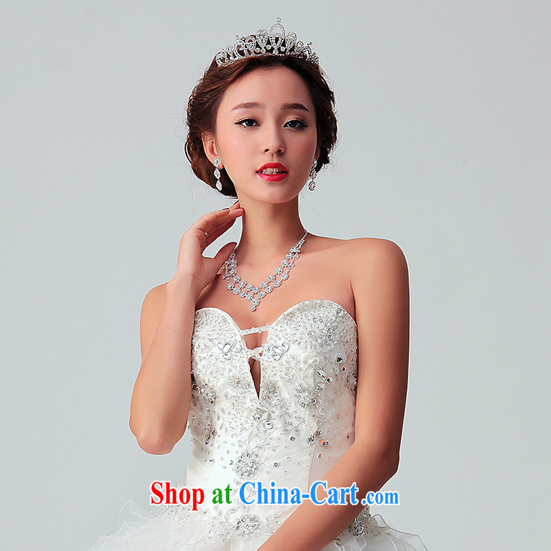 With the 2015 wedding crown and ornaments simple bridal Crown Crown diamond necklace hair accessories wedding jewelry and ornaments necklaces, AIDS, and shopping on the Internet