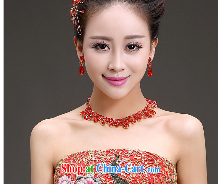 (Quakers, 2015 bridal wedding dresses dresses with Korean bridal headdress Crown necklace earrings 3 piece bridal jewelry red wedding dresses with head-dress pictures, price, brand platters! Elections are good character, the national distribution, so why buy now enjoy more preferential! Health