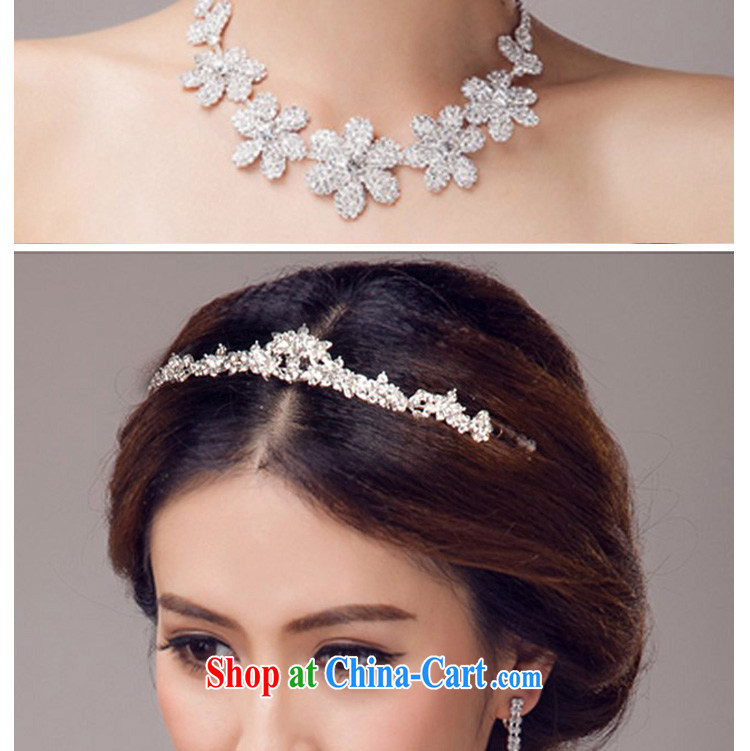 (Quakers, 2015 bridal wedding dresses accessories Korean bridal headdress Crown necklace earrings 3 piece bridal jewelry wedding dresses accessories 3-piece set of pictures, price, brand platters! Elections are good character, the national distribution, so why buy now enjoy more preferential! Health