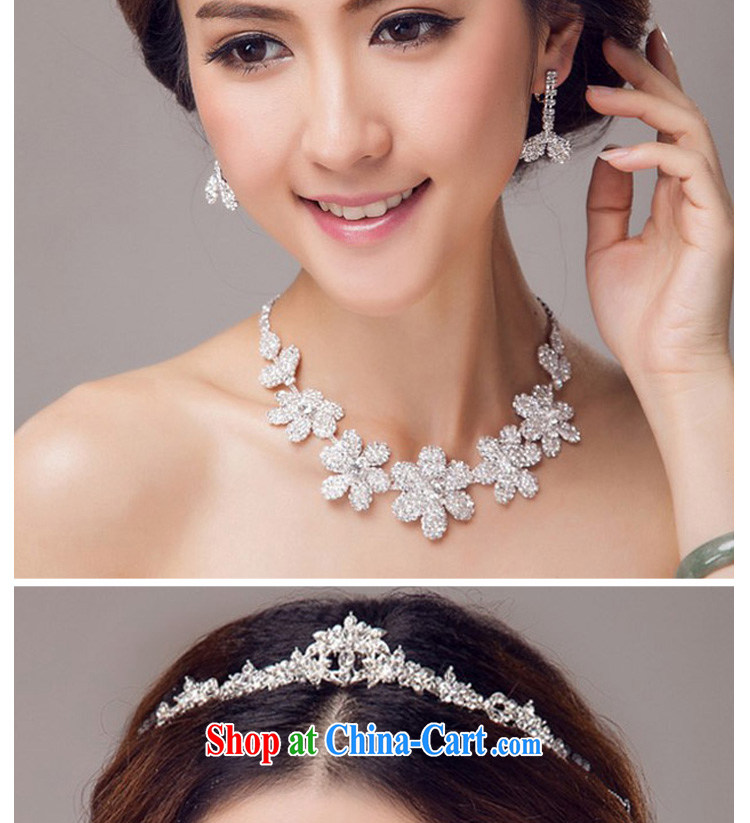 (Quakers, 2015 bridal wedding dresses accessories Korean bridal headdress Crown necklace earrings 3 piece bridal jewelry wedding dresses accessories 3-piece set of pictures, price, brand platters! Elections are good character, the national distribution, so why buy now enjoy more preferential! Health