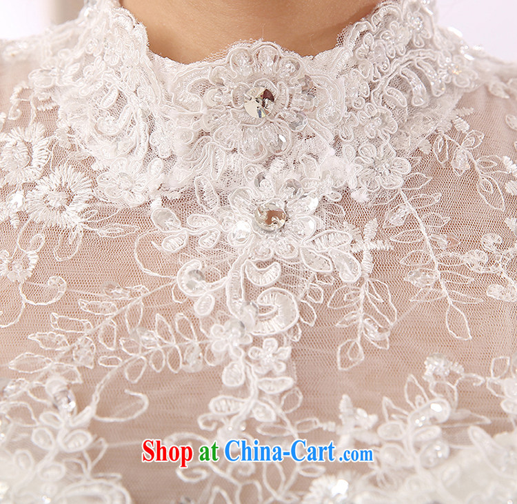 New wedding Korean style with bare chest wedding dresses Korean sweet Princess shaggy dress wedding stars with wedding a shoulder wedding white XXL pictures, price, brand platters! Elections are good character, the national distribution, so why buy now enjoy more preferential! Health