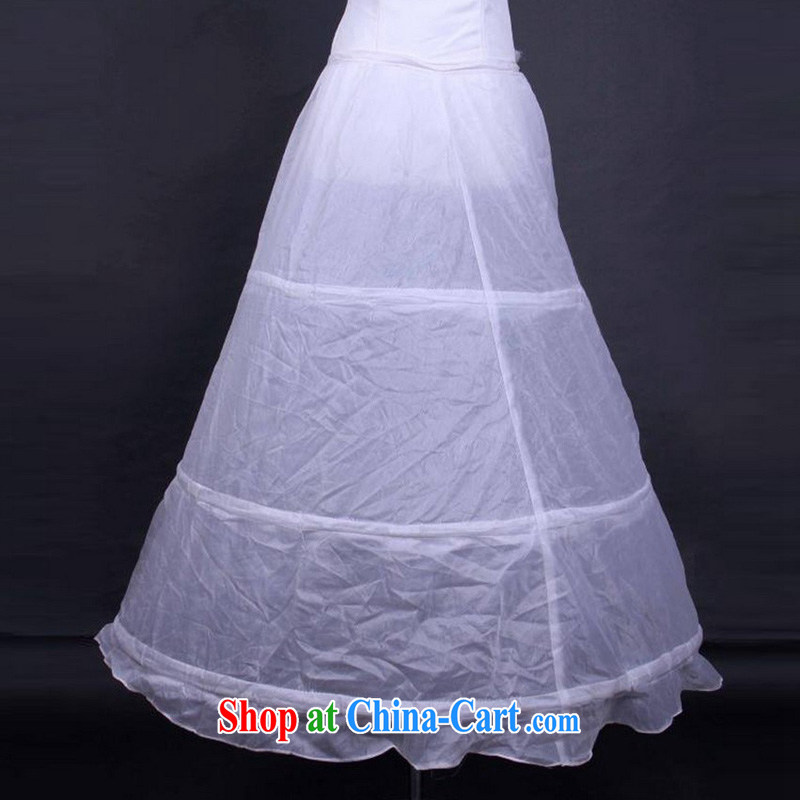 (Quakers, wedding dresses wedding accessories wedding steel ring skirt support layer 3 bridal wedding accessories white and blue friends (LANYI), online shopping