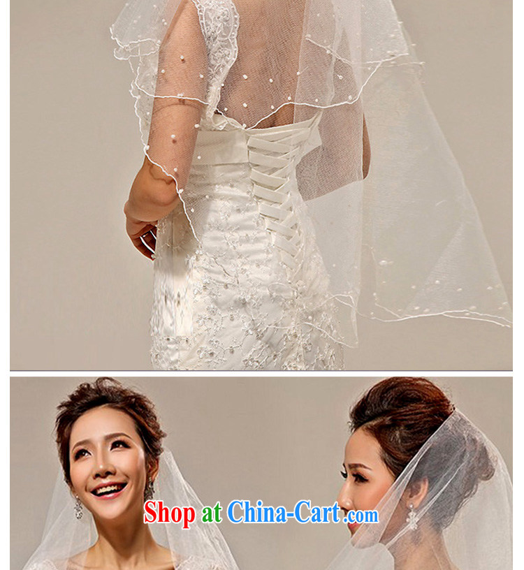 (Quakers, bride wedding dresses with Korean pearls and yarn 1.5 M Korean head yarn photo building wedding supplies pictures, price, brand platters! Elections are good character, the national distribution, so why buy now enjoy more preferential! Health