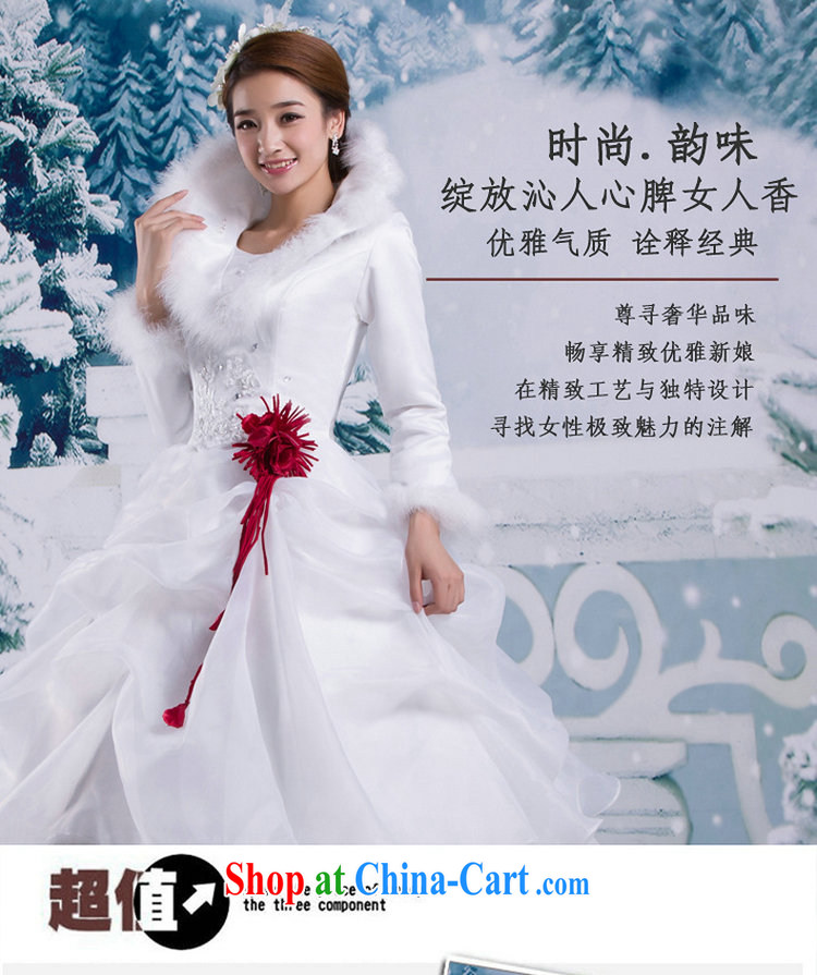 Optimize Hung-winter wedding Korean winter long-sleeved wool collar thick winter, cotton wedding YSB 1133 white XXL pictures, price, brand platters! Elections are good character, the national distribution, so why buy now enjoy more preferential! Health
