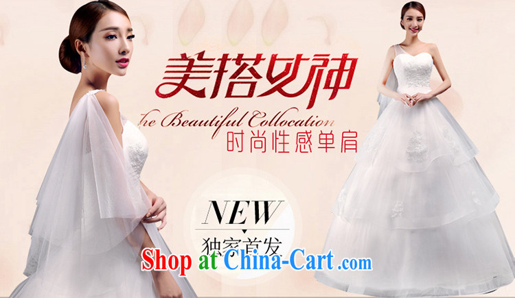 Where, in accordance with feathers the shoulder wedding 2015 new Korean Beauty lace bare chest wedding with stylish strap white XL pictures, price, brand platters! Elections are good character, the national distribution, so why buy now enjoy more preferential! Health