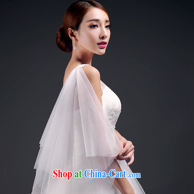 Where, in accordance with feathers the shoulder wedding 2015 new Korean Beauty lace bare chest wedding with stylish strap white XL, where in accordance with feathers, shopping on the Internet