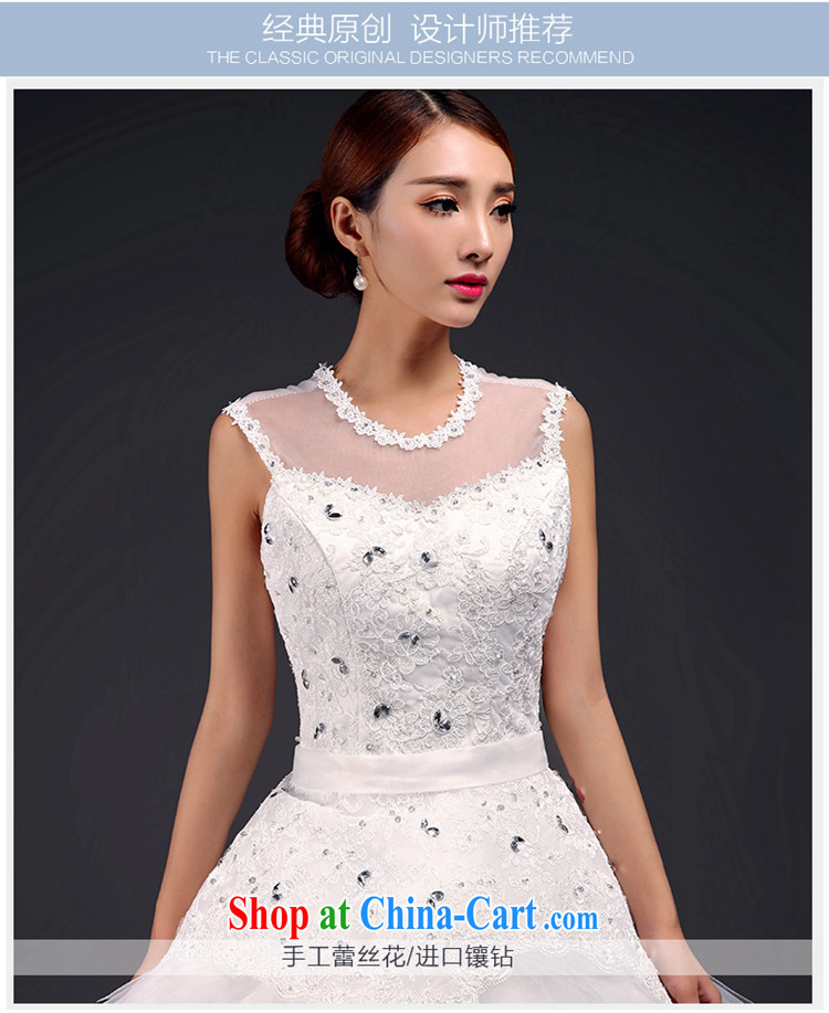 Mr. where Yu according to new 2015 summer wedding dresses beauty Korean lace a shoulder back exposed small tail wedding bridal wedding wedding wedding dresses white XL pictures, price, brand platters! Elections are good character, the national distribution, so why buy now enjoy more preferential! Health