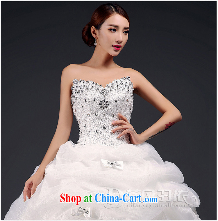 wedding dresses new 2015 summer bridal wedding dresses beauty graphics thin Korean-style with bare chest lace wedding, diamond luxury hotel Luxury wedding white XL pictures, price, brand platters! Elections are good character, the national distribution, so why buy now enjoy more preferential! Health