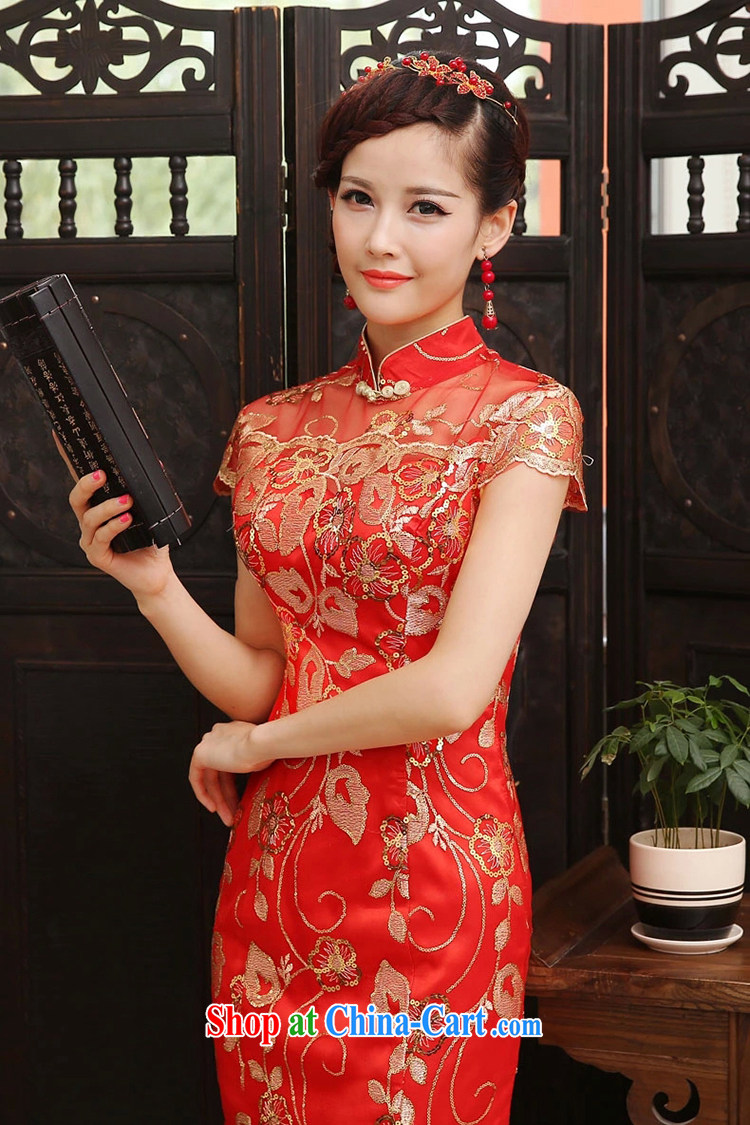 Tslyzm red crystal bridal and wedding hair accessories flowers Chinese style wedding dresses the mandatory Korean upscale furnishings 2015 red pictures, price, brand platters! Elections are good character, the national distribution, so why buy now enjoy more preferential! Health