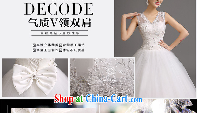 Early definition 2015 new wedding dresses Korean shoulders V for wedding, Video thin with shaggy dress wedding white XL code pictures, price, brand platters! Elections are good character, the national distribution, so why buy now enjoy more preferential! Health