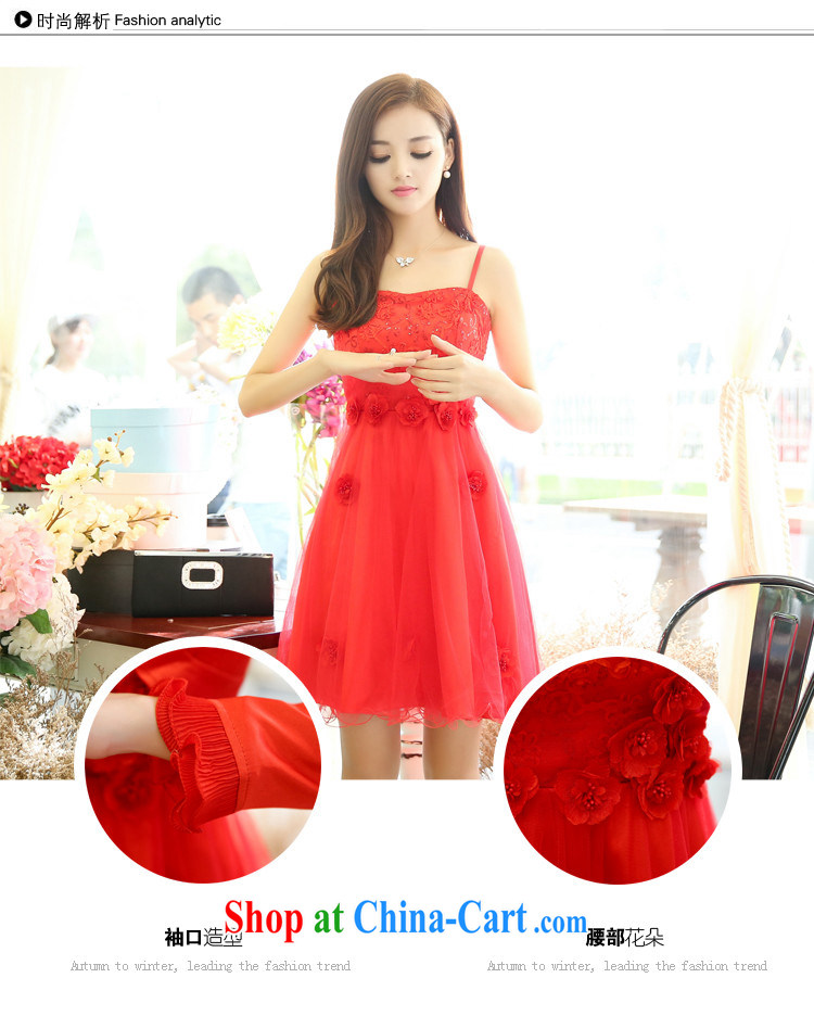2015 spring beauty and stylish two-piece dresses wedding dress dresses red XXXL pictures, price, brand platters! Elections are good character, the national distribution, so why buy now enjoy more preferential! Health