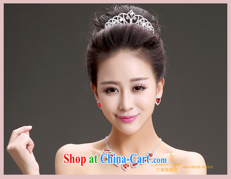 Friends, bridal wedding dresses accessories Korean version of Crown necklace earrings jewelry Korean-style water drilling hair accessories 3 piece pictures, price, brand platters! Elections are good character, the national distribution, so why buy now enjoy more preferential! Health