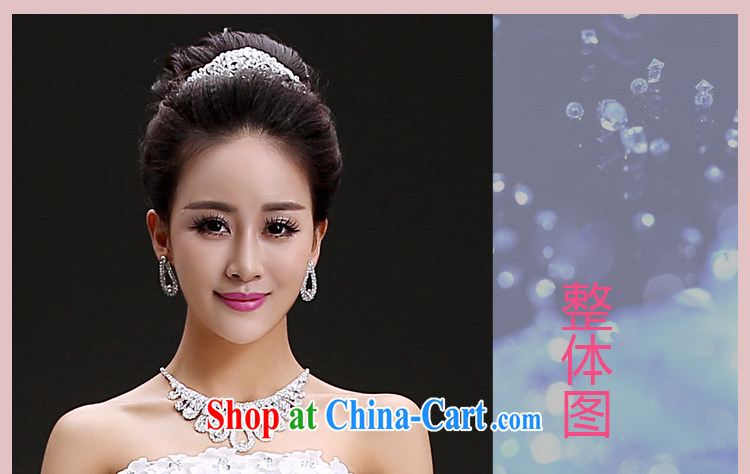 Friends, bridal wedding dresses accessories bridal headdress Crown necklace earrings 3 piece Korean water drilling bridal jewelry necklace earrings pictures, price, brand platters! Elections are good character, the national distribution, so why buy now enjoy more preferential! Health