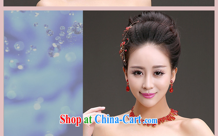 (Quakers, bride wedding dresses dresses with Korean brides Phoenix water drill jewelry necklace earrings 3 piece bridal red jewelry 3-piece set of pictures, price, brand platters! Elections are good character, the national distribution, so why buy now enjoy more preferential! Health