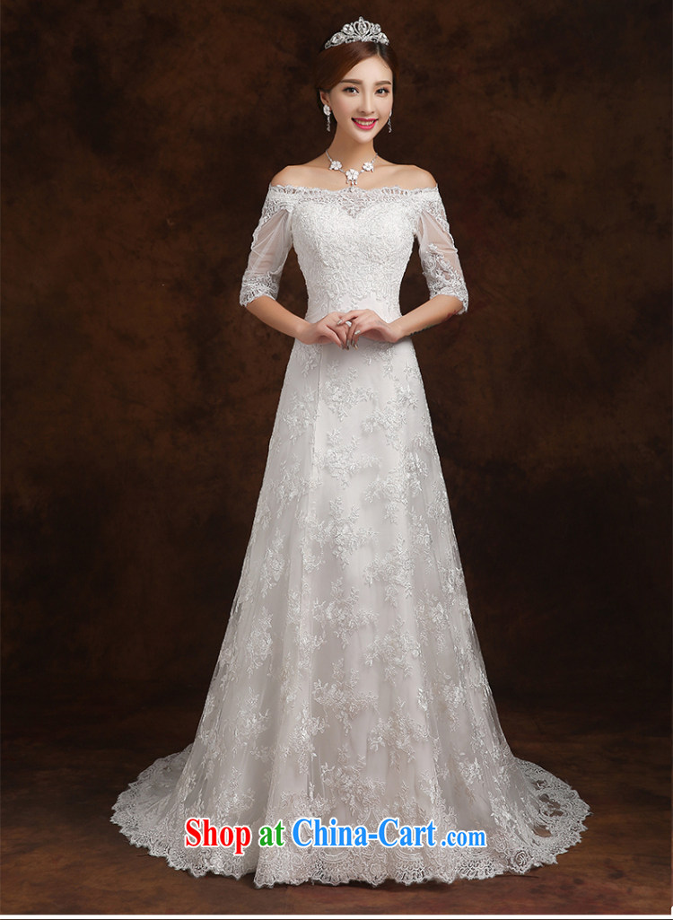 2015 promotional wedding dresses the Field shoulder crowsfoot cultivating small tail marriages A before summer stylish white XL (3 - 5 day shipping) pictures, price, brand platters! Elections are good character, the national distribution, so why buy now enjoy more preferential! Health