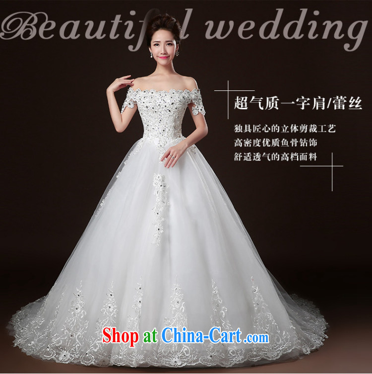 Nicole Richie wedding dresses new 2015 stylish summer the Field dual pack shoulder long-tail marriages wedding parquet drill summer white XXL (professional after-sales) pictures, price, brand platters! Elections are good character, the national distribution, so why buy now enjoy more preferential! Health