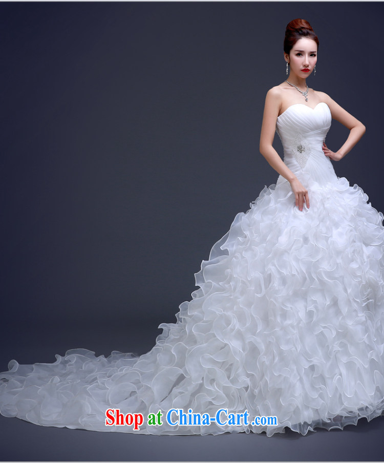 wedding dresses new 2015 summer fashion long-tail wiped his chest, Korean-style graphics thin bridal wedding white XXL pictures, price, brand platters! Elections are good character, the national distribution, so why buy now enjoy more preferential! Health