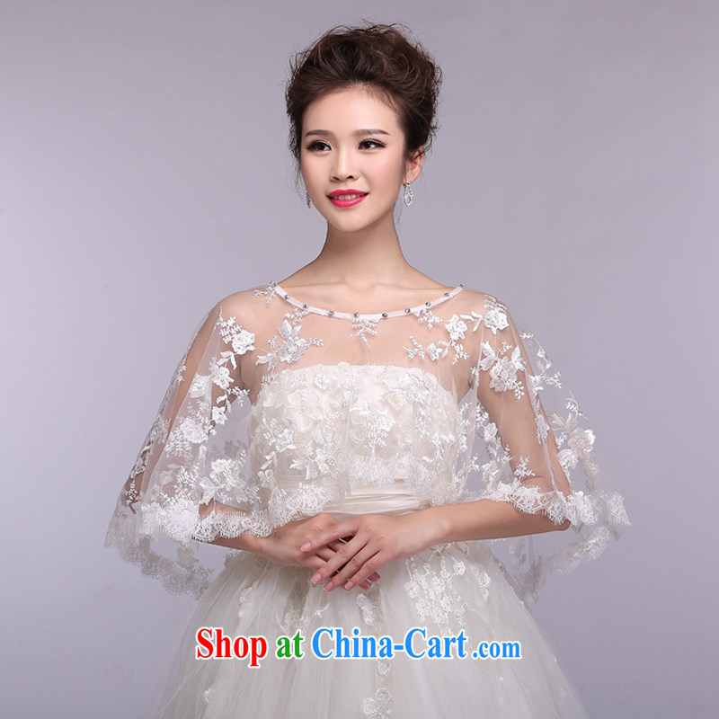 Hi Ka-hi 2015 new white bridal shawls wood drill embroidery lace lace thin NJ 10 white, code, Hi Ka-hi, shopping on the Internet