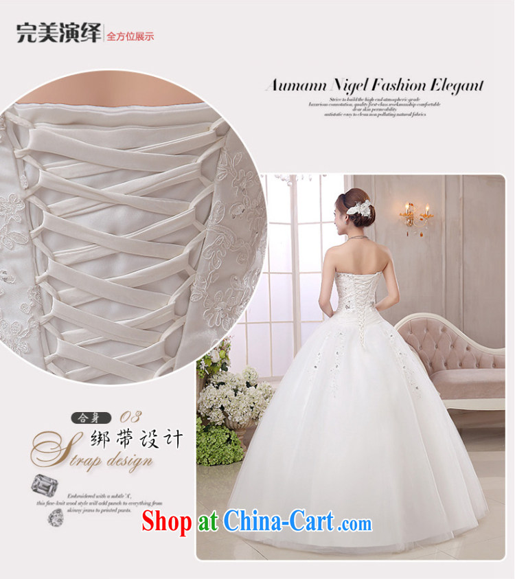married love wedding dresses 2015 new Korean marriages with bare chest shaggy dress tied with a large code graphics thin winter women white XXL pictures, price, brand platters! Elections are good character, the national distribution, so why buy now enjoy more preferential! Health
