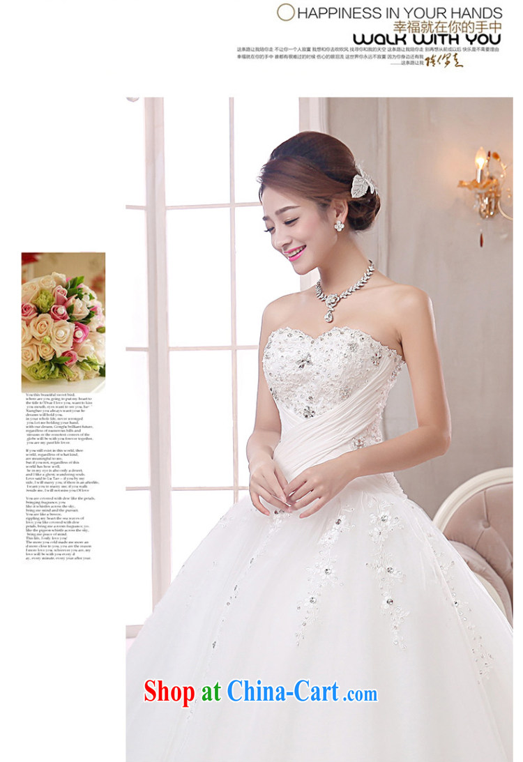 married love wedding dresses 2015 new Korean marriages with bare chest shaggy dress tied with a large code graphics thin winter women white XXL pictures, price, brand platters! Elections are good character, the national distribution, so why buy now enjoy more preferential! Health