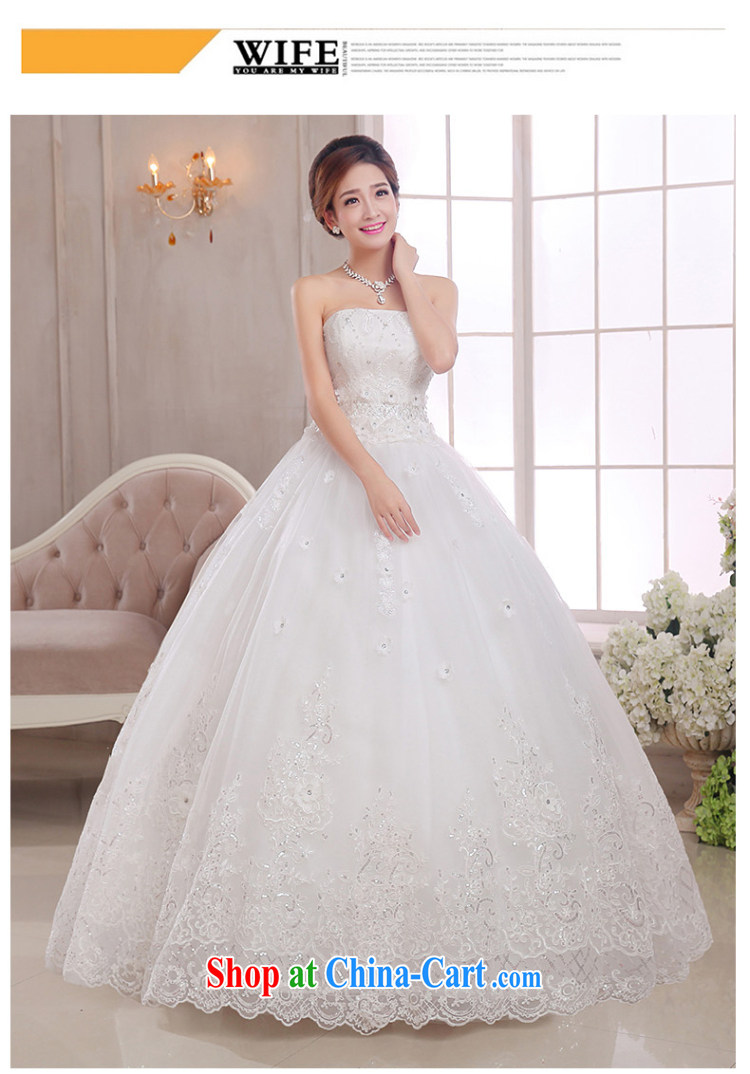 married love wedding dresses 2015 new Korean-style smears chest marriages with Princess tied with the Code graphics thin winter women white XXL pictures, price, brand platters! Elections are good character, the national distribution, so why buy now enjoy more preferential! Health